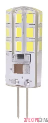 Лампа светодиодная PLED-G4 3Вт капсульная 4000К нейтр. бел. G4 200лм 220-230В JazzWay 1032072