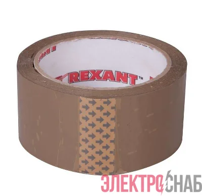Скотч упаковочный 48ммx66м 50мкм корич. Rexant 09-4212