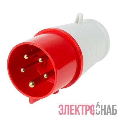 Вилка 025 переносная 3Р+РЕ+N 32А 380В IP44 Rexant 11-8905