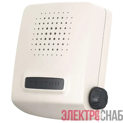 Звонок проводной Сверчок тройной ди-до регул. громкости 220В 80-90дБА бел. Тритон СВ-02Р