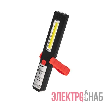 Фонарь автомобильный двухрежимный на подставке с магнитом крюком и клипсой REXANT 75-8002