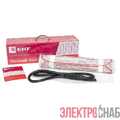 Комплект "Теплый пол" (мат) двухжил. 450Вт 3кв.м "Уют" PROxima EKF nm2-450-3