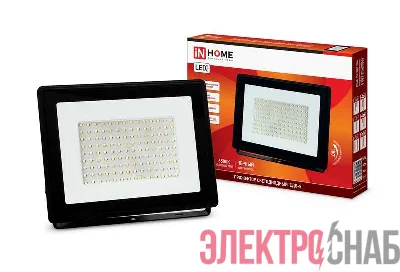 Прожектор светодиодный СДО-8 100Вт 230В 6500К 9500лм IP65 IN HOME 4690612030067