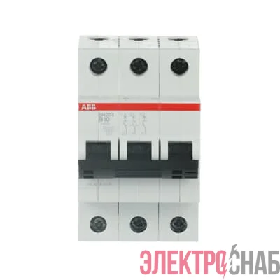 Автомат.выкл-ль 3п SH203 B10 ABB 2CDS213001R0105