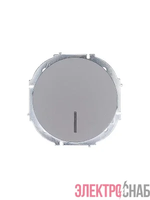 Выключатель 1-кл. СП OSEN 10А IP20 с подсветкой механизм сер. матов. LEZARD 743-7488-111