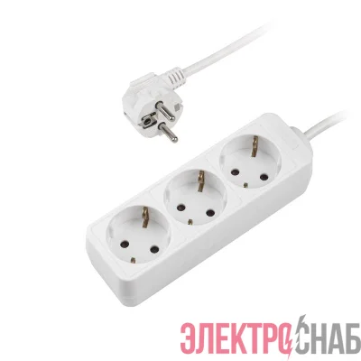 Удлинитель 3х3м с заземл. защитн. шторки ПВС 3 0.75 ФАZА 5052857