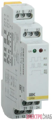Реле импульсное ORM 2 конт. 230В AC IEK ORM-02-AC230