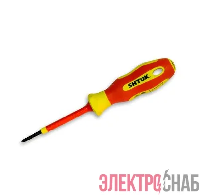 Отвертка диэлектрическая Ph0х60мм SHTOK 09316