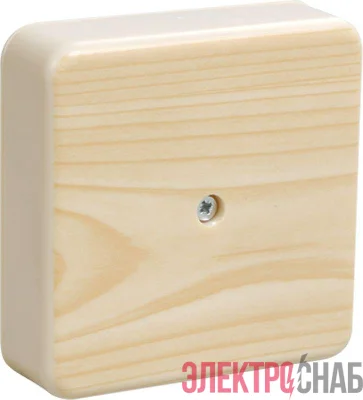 Коробка распаячная ОП КМ 75х75х20 сосна IEK UKO10-075-075-020-K34-E