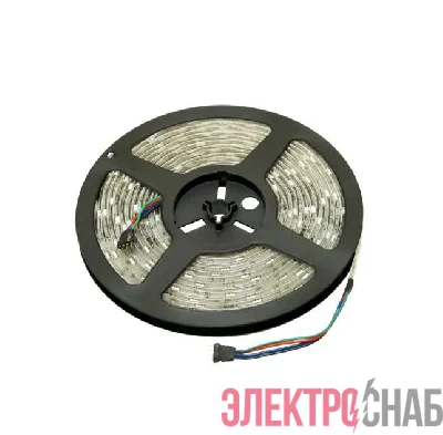 Лента светодиодная PLS 5050/60-12V 14.4Вт/м 3000К тепл. бел. IP20 (уп.5м) JazzWay 1000989