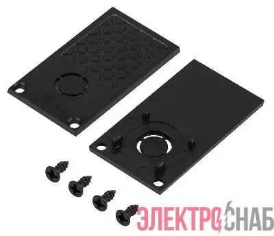 Заглушка торцевая TRM-R20-EC-B для встраив. магнитного шинопровода TRM-R20 NOVA 48В черн. Эра Б0054780