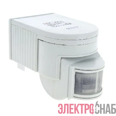 Датчик движения (ИК) MS-118В (ДД) настен. 1200Вт 180град. до 12м (рег.) IP44 EKF dd-ms-118B