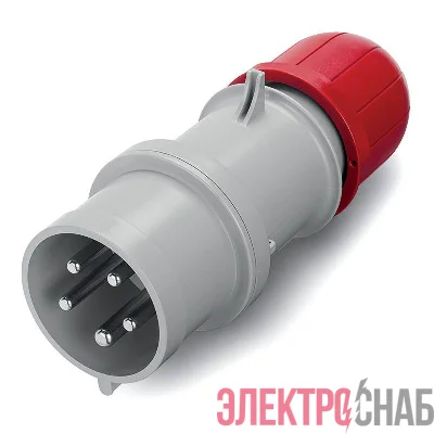 Вилка эл. каб. 16А 3P+E+N 400В IP44 DKC DIS2131637