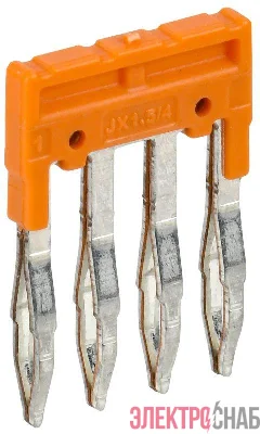 Перемычка гребенчатая для CP 1.5кв.мм 4PIN IEK YCT20-00-K03-001-EC-4P