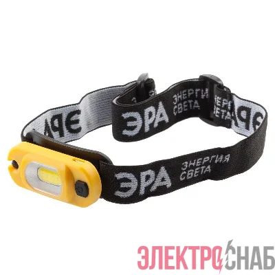 Фонарь GA-801 налобный «Практик» 3Вт COB Li аккум. microUSB шарнир клипса бл 10/60 ЭРА Б0030186
