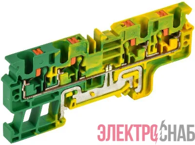Колодка клеммная CP-MC-PEN земля 4 вывода 4кв.мм IEK YCT22-03-4-K52-004