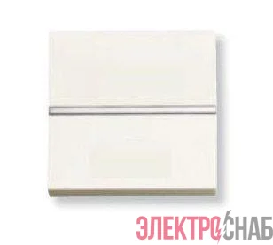 Механизм выключателя 1-кл. с клавишей 2мод. Zenit бел. ABB 2CLA220100N1101