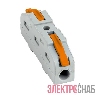Клемма строительно-монтажная СМК проходная 222-421 1п 0.08-4кв.мм (уп.25шт) PROxima EKF plc-smk-421