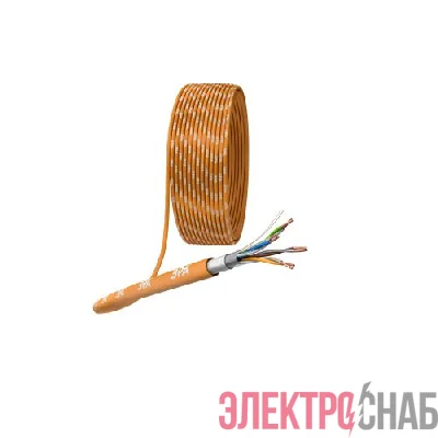 Кабель витая пара F/UTP кат.5E 4х2х24 AWG CU нг(А) HF (уп.305м) Эра Б0044687