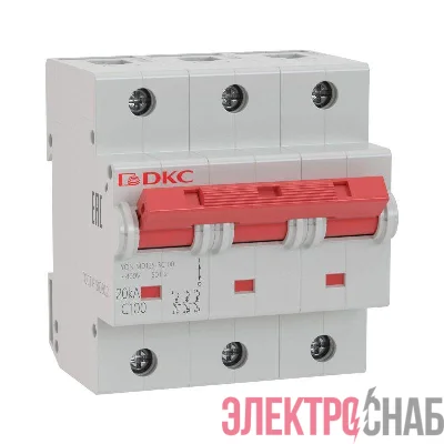 Выключатель автоматический модульный 3п C 100А 20кА MD125 YON MD125-3C100