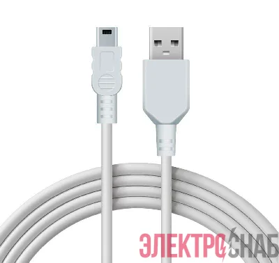 Шнур mini USB (male) - USB-A (male) 1.8м Rexant 18-1134