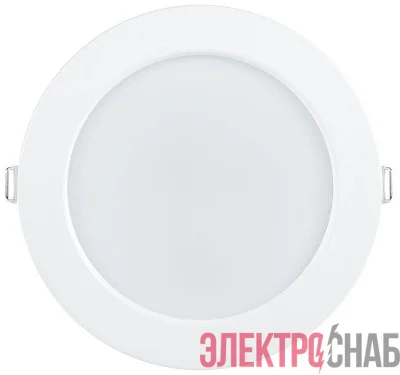Светильник светодиодный ДВО 1613 12Вт 3000К IP20 встраив. круг бел. IEK LDVO0-1613-12-3000-K01