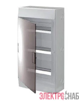 Бокс настенный Mistral41 36М прозр. дверь (с клемм.) 3 ряда ABB 1SPE007717F9994