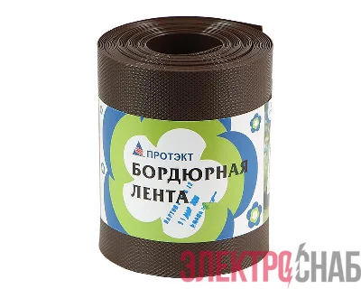 Лента бордюрная серии "Палисад" корич. Протэкт БЛ-15/10