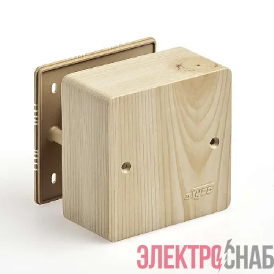 Коробка универсальная для кабель-каналов 85х85х42 сосна (светл. основа) IP40 Рувинил 65015-27М