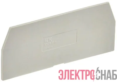 Заглушка для CTS-DT 6кв.мм сер. IEK YCT15-04-K03-006-ZGL