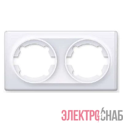 Рамка 2-м Florence бел. 1E52201300 OneKeyElectro 2172783