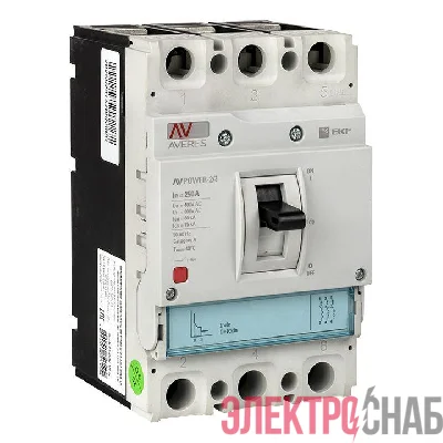 Выключатель автоматический 3п 250А 35кА AV POWER-2/3 TR AVERES EKF mccb-23-250-TR-av