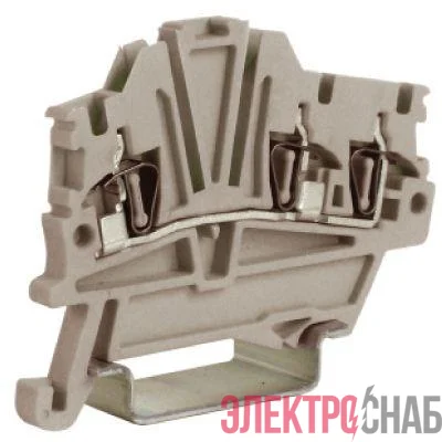 Клемма пруж. HMM.1/1+2GR 1.5кв.мм сер. DKC ZHM410GR