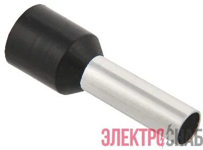 Наконечник НШВИ 6.0-12 черн. (уп.100шт) IEK UGN10-006-06-12