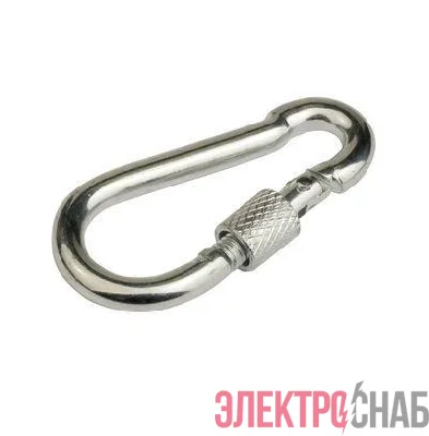 Карабин с фиксатором 6х60 (уп.5шт) DKC CM627006