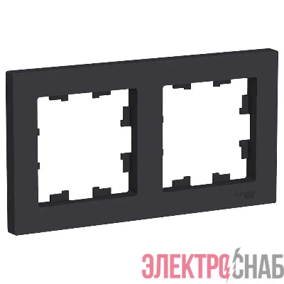 Рамка 2-м AtlasDesign универс. карбон SE ATN001002