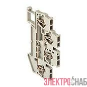 Колодка клеммная JXB-ST-1.5 17.5А двойная пружинная сер. PROxima EKF plc-jxb-st-1.5-4-2