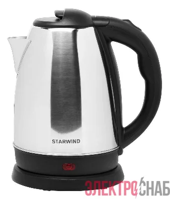 Чайник 1.8л. 1500Вт (нерж. сталь/пластик) серебр./черн. SKS1053 STARWIND 1507361