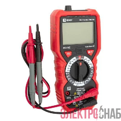 Мультиметр цифровой MS18C Professional EKF In-180701-pm18C
