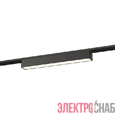 Светильник светодиодный трековый TRM-S5-1-12W4K-BK 12Вт 4000К с заливающим светом для тонкого магнитного шинопровода черн. Эра Б0059048