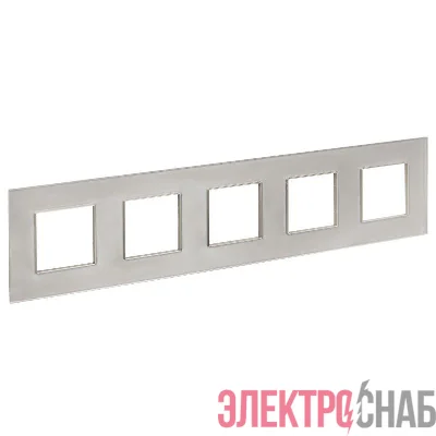 Рамка 5-м SKANDY SK-F25Sh стекло шампань IEK SK-M52-G-K37