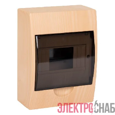 Щит ЩРН-П-6 IP41 светлое дерево PROxima EKF pb40-n-6-light