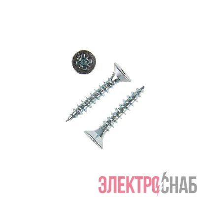 Саморез ШУц 5.0х30 потайная головка (уп.12шт) Tech-Krep/Zitar 102445