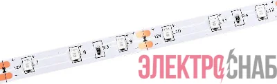 Лента светодиодная LED LSR-2835Y60-4.8-IP20-12В (уп.5м) IEK LSR1-4-060-20-3-05