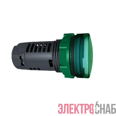 Лампа светосигнальная 230В зел. монолит. SchE XB5EVM3