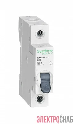 Выключатель автоматический модульный 1п B 32А 4.5кА City9 Set 230В SE C9F14132