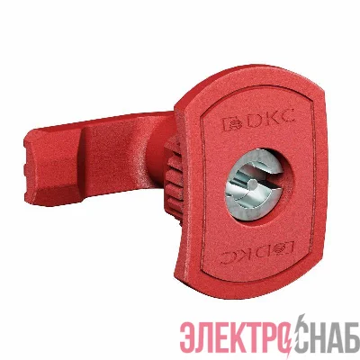 Замок для корпусов ST CE двойн. бородка 3мм красн. DKC R5CE206