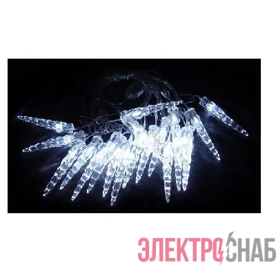 Гирлянда &"Сосульки&" ILD020W-AY/IC 20L