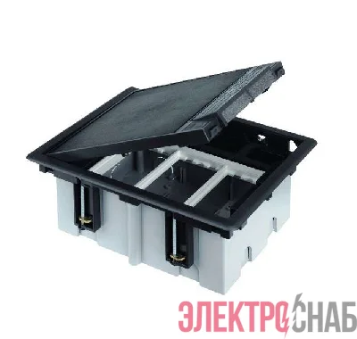 Лючок 3 S-мод. Simon Connect глуб. 90-120мм посадка 170х210мм сер. SF310-1