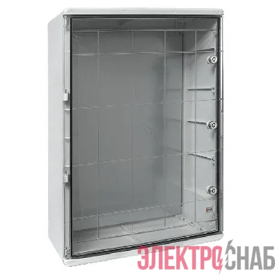 Бокс пластиковый с монтажной платой 800х600х260 IP65 прозр. дверь PROxima EKF PBT65MP010